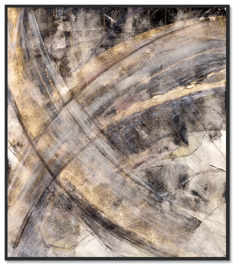 0,70 x 0,80 m, Acryl & Glimmerpigment auf Leinwand