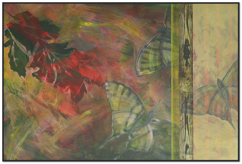 1,50 x 1,10 m, Acryl auf Hartfaserplatte