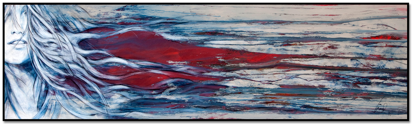 2.10 x 0.6 m, Acryl auf MDF, 2012