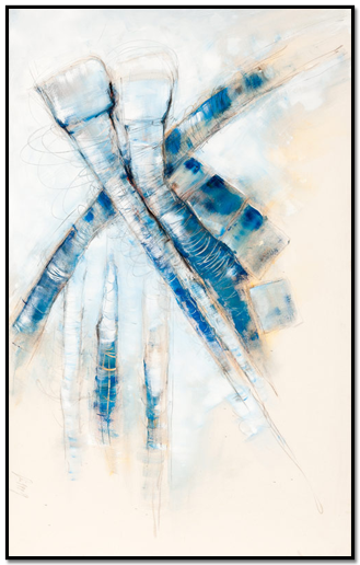 1.0 x 1.6 m, Acryl auf Baumwollgewebe