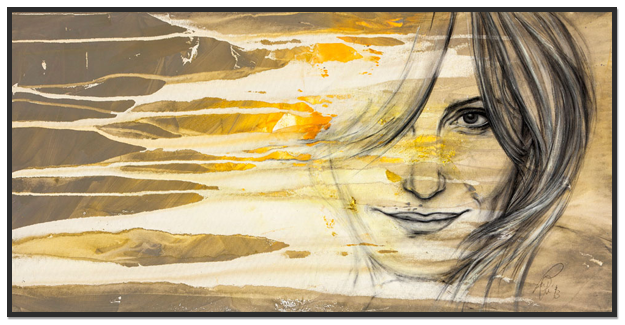 1,20 x 0,60 m, Mischtechnik auf Canvas